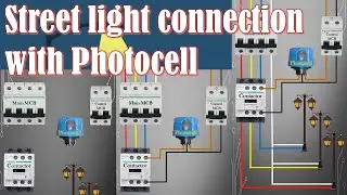 Street Light Connection With Photocell 