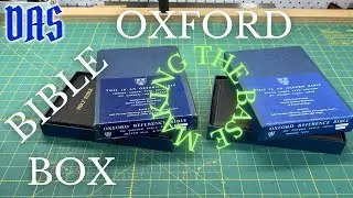 Oxford Bible Box - Making the Base // Adventures in Bookbinding