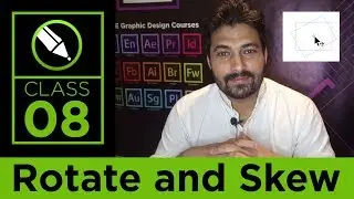 How to Rotate and Skew objects in CorelDraw - اردو / हिंदी