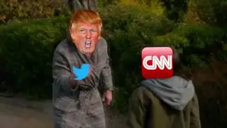 Trump Slaps CNN - Silicon Valley Meme - CNN Meme War