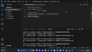 Builtin Modules in python