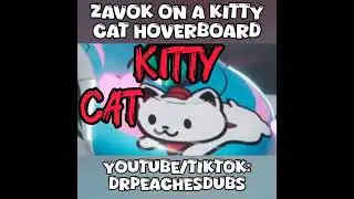 ZAVOK ON A KITTY CAT HOVERBOARD 