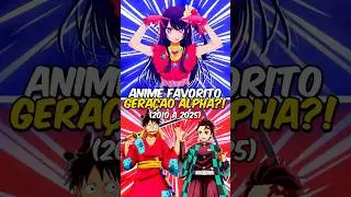 What is Generation Alpha's Favorite Anime? 👀🔥