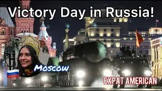 🇺🇸AMERICANS in MOSCOW Witness Military Rolling Down St in RUSSIA!💥@fromNatawithlove 🇷🇺VICTORY DAY