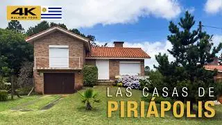 🇺🇾 PIRIÁPOLIS: Las HERMOSAS CASAS del balneario | Maldonado | WALKING TOUR 2025 [ 4K ]