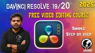 DaVinci Resolve Studio 19/20 Basics Explained (2025) | Complete Beginner's Guide in English