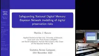 Martine Barons - Safeguarding National Digital Memory: Bayesian Network modelling