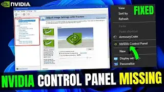 NVIDIA Control Panel Display Settings Missing (Windows 11) | Nvidia Control Panel Not Showing | 2023