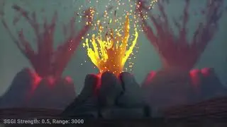 Volcano - U-Render Short Animation