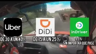 TARIFAS POR SERVICIOS A CONDUCTORES UBER - DIDI - INDRIVER