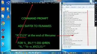 How to add sufffix in multiple filenames in Command Prompt ??