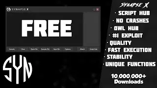 Synapse X Free! -  Best Roblox Hack : Level 7, Full Lua, Admin Panel, OverPowered!