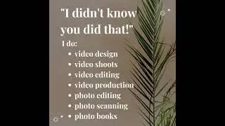 I didn't know you did that
