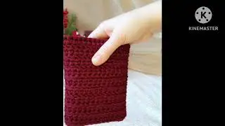 Кошелёк из полиэфирного шнура. Авторский рисунок