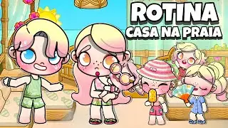 ROTINA CASA NA PRAIA ☀️🏖 | AVATAR WORLD ROTINAS E HISTÓRIAS