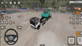 Fuso FN Trailer Excavator mod Bussid 2024 | BUS SIMULATOR INDONESIA