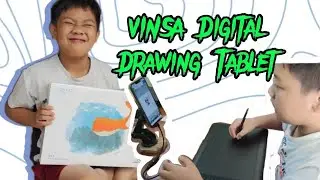 I Got a Digital Drawing Tablet! | VINSA 1060plus