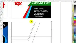 Professional Visiting Card Design In Corel Draw X7 || Professional Visiting Card Design