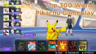 Pokemon MOBA ? POKEMON UNITE Top 300 World Ranking Pikachu Gameplay