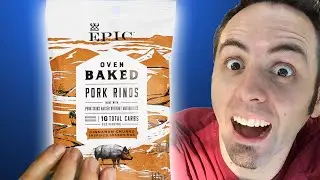 Baked Pork Rinds | Epic Cinnamon Churro Pork Rinds Taste Test & Review