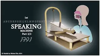 1st Speaking Machine  (Wolfgang von Kempelen 1791) - Speech synthesis - How it works