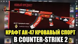 AK-47 BLOODSPORT CRAFT IN CS 2! GRAB AN EXPENSIVE MONESY STICKER! RETURNING CONTRACTS IN CS 2!