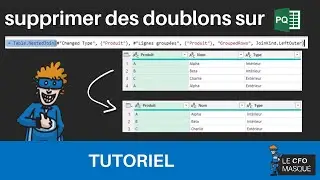 Comment SUPPRIMER vos DOUBLONS dans POWER QUERY