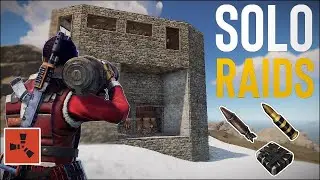 1.5k solo last day of wipe raiding everything - Rust console