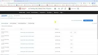 Brightspace: Managing Cloud Recordings in the Zoom LTI