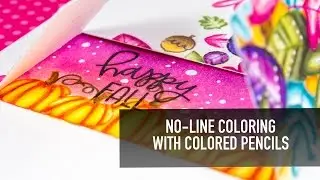 No Line Coloring with Colored Pencils