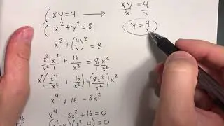System of Non-Linear Equations Examples