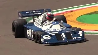 Historic F1 Cars Demo Runs at the 2025 Imola GP- Tyrrell P34, Lotus 79, Arrows A8 & More!!!