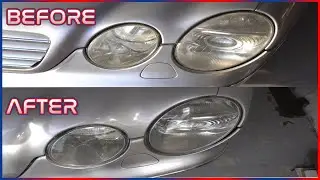 Headlight Restoration On My CL55 AMG