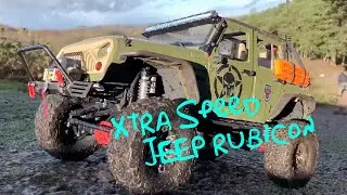 Axial SCX10.2 Xtra Speed Jeep Rubicon / Chassis Twisting Hell