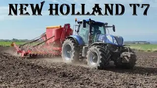 New Holland T7.270 and Vaderstad Spirit 600C