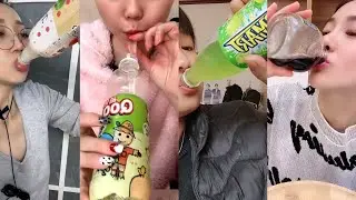 Asmr drinking sounds.음료먹방 모음.飲む音