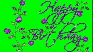 Heppy  Birthday GREEN SCREEN2