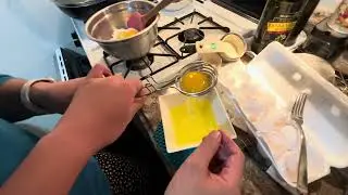 Baking Torta cake (in Bisaya)