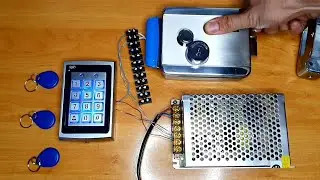 Cum se conecteaza si programeaza tastatura cu RFID la o yala electromagnetica