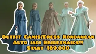 Outfit Gamis/Dress Kondangan Auto jadi Bridesmaids! Start 169.000❕Link shopee di deskripsi box