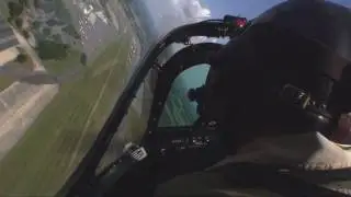 Spitfire in-cockpit and Me 109 Dogfight Biggin Hill 2009 [HD]