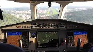 Dassault Falcon 2000EX landing in Panama