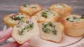 How to make quiche bread with spring vegetables [Recipe] [Bread making]
