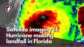 Satellite imagery shows Hurricane Milton making landfall in Florida