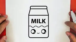 HOW TO DRAW A CUTE MILK ,STEP BY STEP, DRAW Cute things