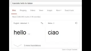ITALIAN GOOGLE TRANSLATE SPEAKS about CORONAVIRUS
