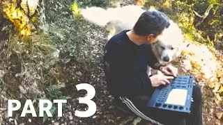 Akai Mpc Live 2 / BeatHume in Woodland 3 / Outdoor live Finger Drumming  / HipHop beat
