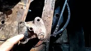 Rocking beam for a homemade tractor