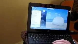 Asus Eee PC 1008HA Windows 7 first look