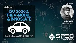 ISO 26262, The V-Model, & Innoslate